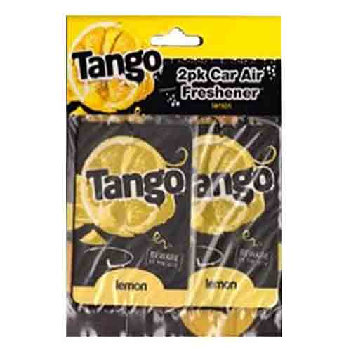 Untitled-1 خوشبو کننده خودرو بریتانیایی تانگو Tango - Lemon رایحه لیمو 2 بسته - Image 1
