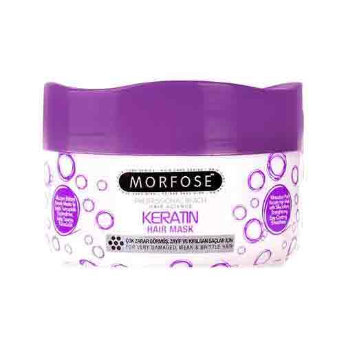 Untitled-5 ماسک مو کراتین مورفوس Morfose Keratin مناسب موهای ضعیف، آسیب دیده و شکننده 500 میل - Image 1