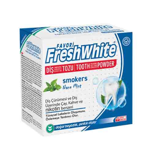 Untitled-7 پودر سفید کننده دندان فرش وایت Fresh White Mint با طعم نعناع 50 گرم - Image 1