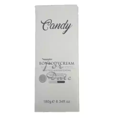 photo_2024-09-20_17-35-16 کرم بدن لهستانی کندی CANDY BOY BODYCREAM WHURING سفید کننده نقاط تیره پوست 180 گرم - Image 1