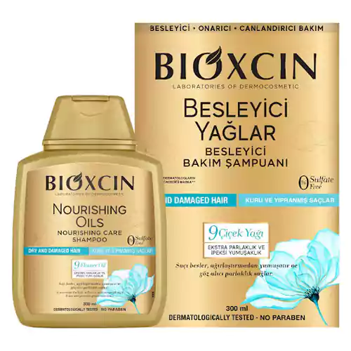 unnamed شامپو ضد ریزش مو بیوکسین BIOXCIN Nourishing Oil فری سولفات 300 میل - Image 1