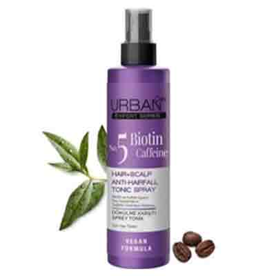 urban-biotin اسپری ضد ریزش مو اوربان کر URBAN Care Biotina & Cafeína بیوتین و کافئین 200 میل - Image 1