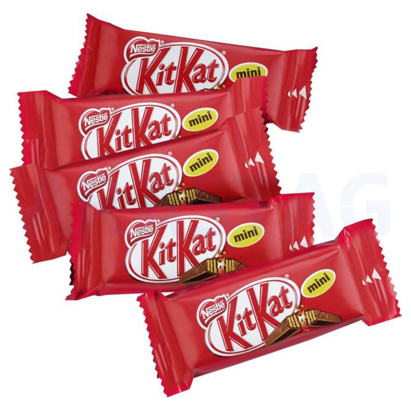 Nestle-KitKat-Mini-Chocolate-Bar شکلات پذیرایی فله نستله کیت کت مینی Nestle Kit Kat mini با روکش شکلاتی - Image 1