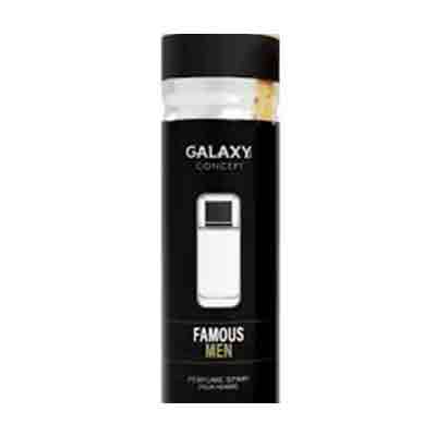 Untitled-1 اسپری بدن مردانه گلکسی Galaxy FAMOUS MEN با رایحه تند وتلخ 200 میل - Image 1