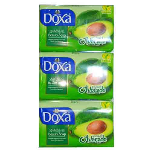 Untitled-1 صابون دست دوکسا DOXA - Avokcado حاوی آووکادو بسته 6 تایی 6* 125 گرم - Image 1