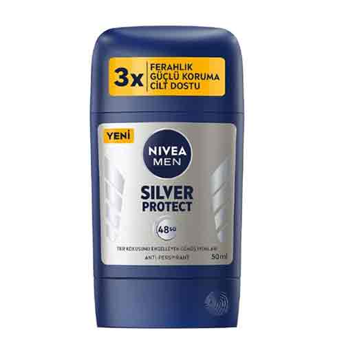 Untitled-3 استیک ضد تعریق آلمانی نیوآ Nivea Silver Protect مناسب آقایان 50 میل - Image 1