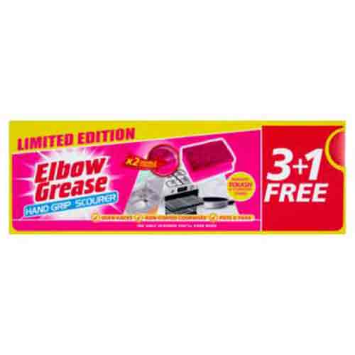 Untitled-9 اسکاج انگلیسی البوگریز Elbow Grease Pink Scourer همه منظوره 4 عددی - Image 1