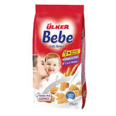 Untitled-9 بیسکویت کودک اولکر Ülker Bebe sutlu biskuvi حاوی شیر و تخم مرغ 172 گرم - Image 1