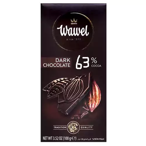 large-5900102024780a تبلت تلخ لهستانی واول Wawel Gorzka 64% Bez dodatku حاوی تکه های بادام 100 گرم - Image 1