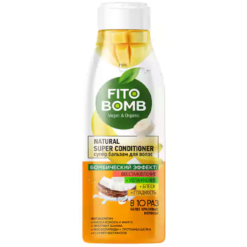 و-فیتو-کاسمتیک-مدل-Fito-Bomb-حجم-250-میلی-لیتر-6637 لوسیون مو روسی فیتو کاسمتیک Fito Bomb Mango & Banana با رایحه انبه و موز 250 میل - Image 1