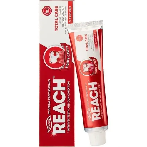 560x5601-ezgif.com-resize خمیر دندان کره جنوبی ریچ REACH TOTAL CARE CLASSIC MINT کلاسیک 150 میل - Image 1