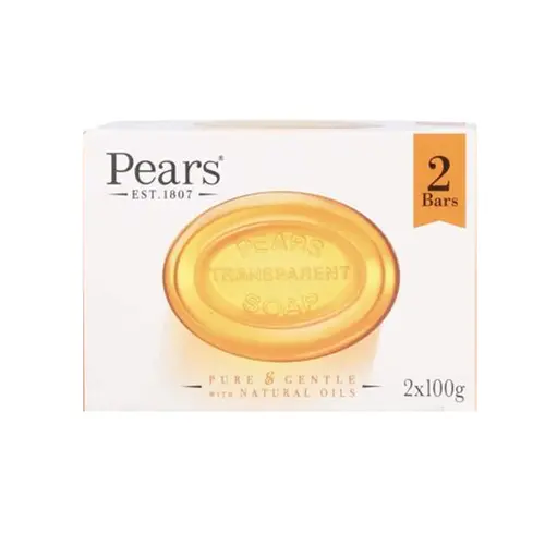 8901030599682-1-Pears-Twin-Soap-125g-dpharmacy-ezgif.com-resize صابون شفاف کننده هندی پیرز Pears مناسب صورت و بدن 250 گرم - Image 1