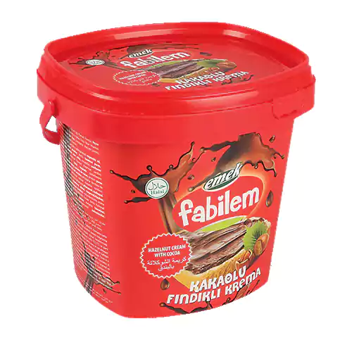 FKF-09 کرم شکلات صبحانه فابلیم Fabilem Emek با طعم فندق 900 گرم - Image 1