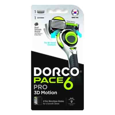 Untitled-1 خودتراش 6 تیغه کره ای مردانه دورکو Dorco Pro 3d Motion تکی - Image 1