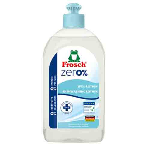 Untitled-1 مایع ظرفشویی ضد حساسیت فراش frosch Zero Sensitive حجم 500 میل - Image 1