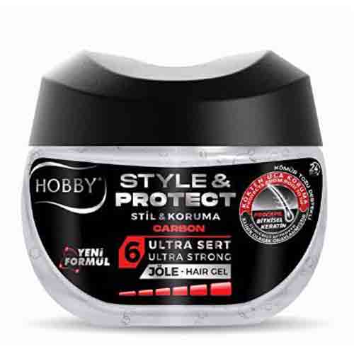 Untitled-1 ژل مو کربن هوبی Hobby - Style Protect (6) سبک و محافظت از کربن 400 گرم - Image 1