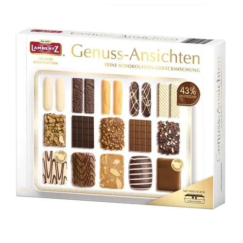 shopping-ezgif.com-resize بیسکوئیت کادویی آلمانی جینوس لمبرتز Henry Lambertz Modern Art PremiumChocolate Cookies حاوی کوکی شکلاتی متنوع 500 گرم تاریخ 2025/07/30 - Image 1