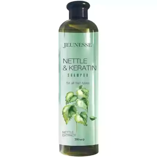 33333546 شامپو کراتین و گزنه جئونس Jeunesse Nettle & Keratin مناسب انواع مو 700 میل - Image 1
