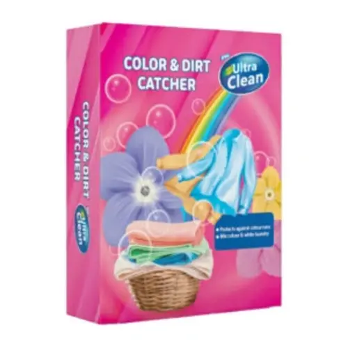 Ultra-Clean-Color-and-Dirt-Catcher2-300x300-ezgif.com-resize دستمال محافظ رنگ ماشین لباسشویی بلغاری Ultra Clean Color and Dirt Catcher Sheets اولترا کلین 60 عددی - Image 1