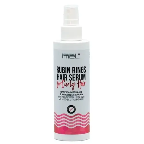 d8e5a04f89a40cb5aad1813766511eec.jpg1-ezgif.com-resize سرم مو یونانی رابین رینگز ایمل Imel Rubin Rings Serum مناسب موهای فر 200 میل - Image 1