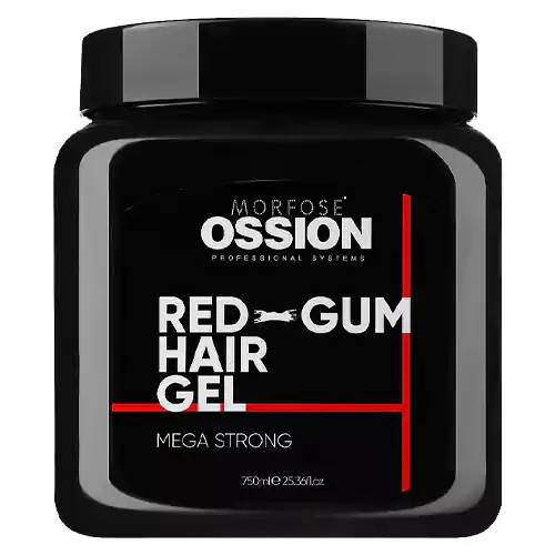 mdkasr26x66xd1 ژل حالت دهنده مو مورفوس Morfose Ossion RED GUM MEGA STRONG مناسب انواع مو 300 میل - Image 1