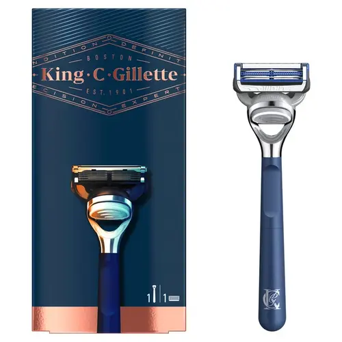 King C. Gillette SHAVE & EDGING RAZOR خودتراش مردانه کلمبیایی کینگ سی ژیلت King C. Gillette SHAVE & EDGING RAZOR پنچ تیغه - Image 1