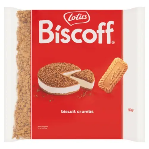 Lotus Biscoff Biscuit Crumbs خرده های بیسکوئیت بلژیک لوتوس Lotus Biscoff Biscuit Crumbs بیسکاف 750 گرم - Image 1