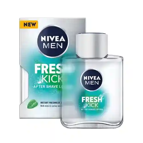 NIVEA-MEN-FRESH-KICK-AFTER-SHAVE-LOTION-ezgif.com-optimize لوسیون افتر شیو مردانه آلمانی نیوآ NIVAE مدل FRESH KICK AFTER SHAVE LOTION نرم کننده پوست 100میل - Image 1