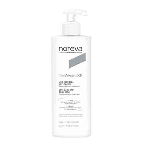 Noreva-Trio-White-XP-Anti-Dark-Spot-Body-Care-400ml شیر بدن فرانسوی نوروا تریو وایت ایکس پی Noreva Trio White XP ضد لکه های تیره 400 میل - Image 1