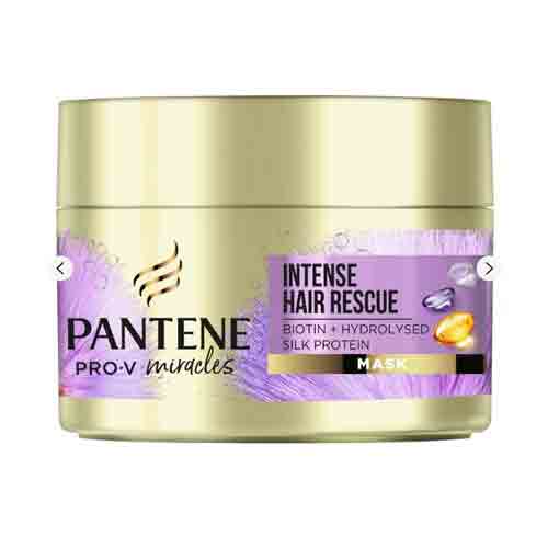 Pantene-Pro-V-Miracles-Silky-&-Glowing-masca-de-par-regeneratoare-cu-keratina-160-ml ماسک بازسازی کننده مو ایتالیایی پنتن Pantene Pro-V Miracles حاوی کراتین 160 میل - Image 1