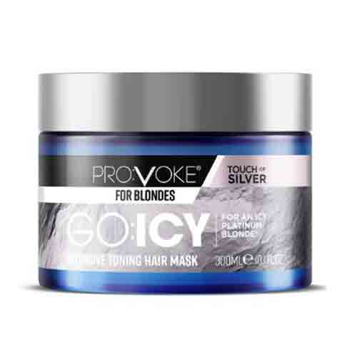 ProVoke-Go-Icy-Intensive-Toning-Hair-Mask-300ml ماسک تقویت کننده مو انگلیسی پرو وک Pro Voke Go Icy ضد زردی و نارنجی 300 میل - Image 1