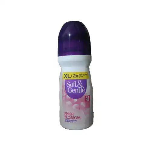 Soft & Gentle Fresh Blossom مام رولی ضدتعریق زنانه سافت اند جنتل Soft & Gentle Fresh Blossom با رایحه وانیل 100 میل - Image 1