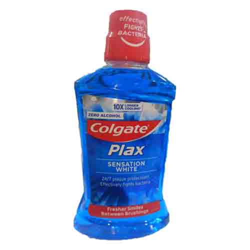 Colgate Plax دهانشویه هلندی کلگیت Colgate Plax حفظ سفیدی دندان، فاقد الکل 500 میل - Image 1