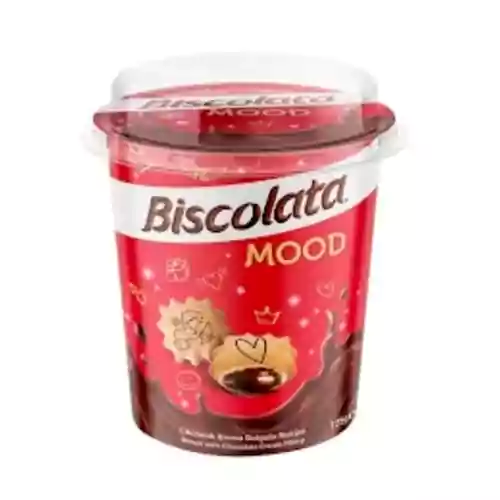 ezgif.com-resize بیسکوئیت لیوانی بیسکولاتا Biscolata Mood vişneli با مغز شکلات آلبالویی 125 گرم - Image 1