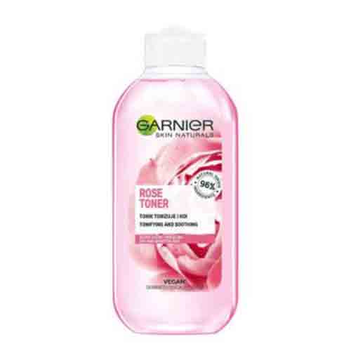 Garnier Botanical - Rose Water تونر گیاهی فرانسوی گارنیر Garnier Botanical - Rose Water پوست خشک و حساس با عصاره گل رز 200 میل - Image 1