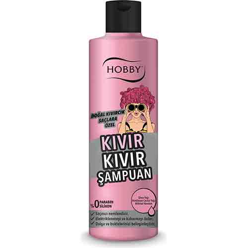 Hobby Kıvır Kıvır شامپو سر موی فر هوبی Hobby Kıvır Kıvır عصاره روغن نارگیل و شی باتر 250 میل - Image 1