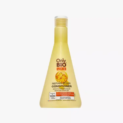 imgmain-ezgif.com-resize نرم کننده مو لاتویایی بیولب Bio LAB REPAIR ELIXIR مناسب موهای خشک و آسیب دیده 340 میل - Image 1