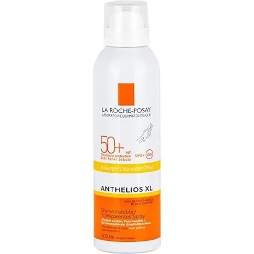 61XyXFHXrL._SX425_-ezgif.com-resize اسپری ضد آفتاب لاروش پوزای La Roche-Posay Anthelios SPF50 مناسب انواع پوست 200 میل - Image 1