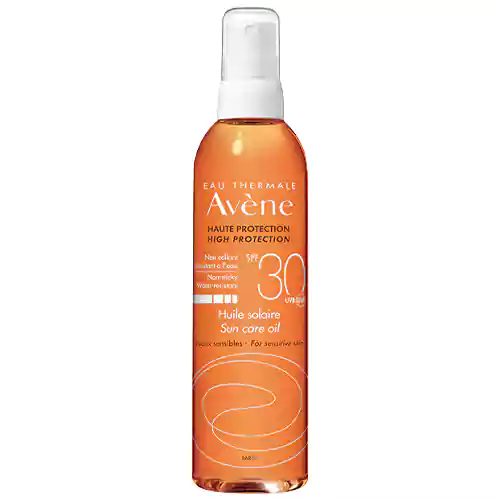Avene Huile Solaire Sun Care Oil SPF30, 200ml روغن ضد آفتاب فرانسوی اون Avene Huile Solaire Sun Care Oil SPF30 مناسب انواع پوست 200 میل - Image 1