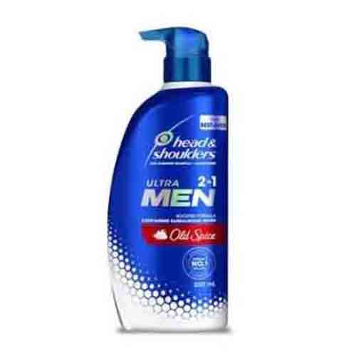Head-&-Shoulders-UltraMen-Old-Spice شامپو ضد شوره ایتالیایی هد اند شولدرز اولد اسپایس Head & Shoulders ultra men Old Spice 2 in 1 مردانه 550 میل - Image 1
