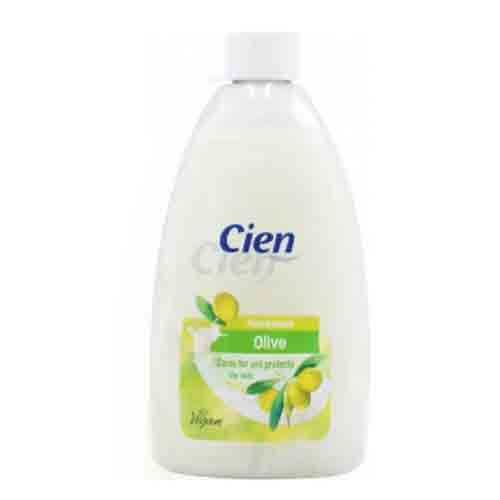 Săpun-lichid-pentru-mâini-Cien-Olive-500-ml صابون مایع آلمانی سین Cien Olive حاوی روغن زیتون مناسب انواع پوست 500 میل - Image 1