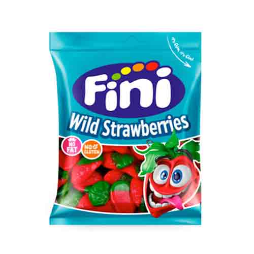 Untitled-17 پاستیل فاقد گلوتن اسپانیایی فینی Fini Jelly Wild Strawberries No Gluten مدل توت فرنگی 90 گرم - Image 1