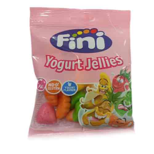 Untitled-28 پاستیل فاقد گلوتن اسپانیایی فینی Fini Yogurt Jellies No Gluten با طعم ماست و میوه 90 گرم - Image 1