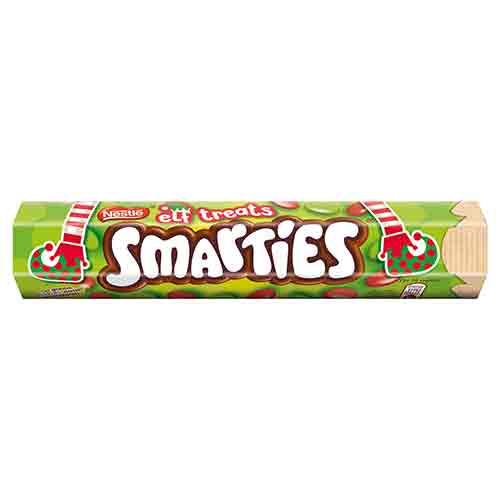 Untitled-4 اسمارتیز شکلاتی بلغاری نستله Nestle Smarties Giant Elf Tube شکلاتی 120 گرم - Image 1