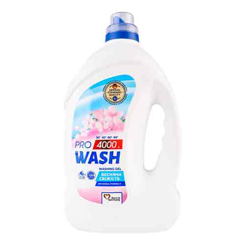 Untitled-9 مایع لباسشویی آلمانی پرو واش Pro Wash, Universal Fabric Washing Liquid مناسب انواع پارچه 4000 گرم - Image 1