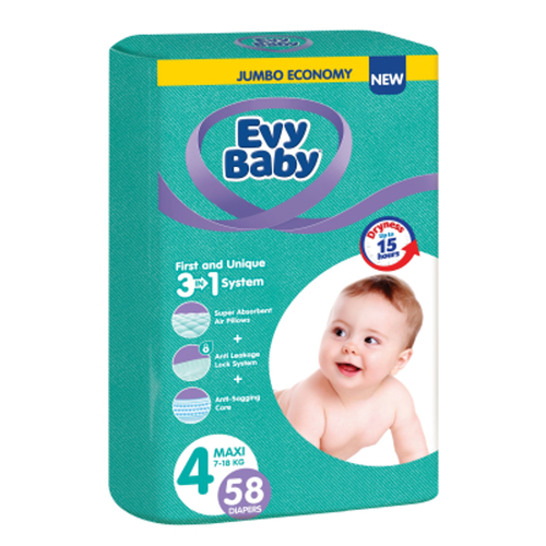 388857046-ezgif.com-resize پوشک چسبی جامبو اوی بیبی EVY BABY JUMBO سایز 4 بسته 58 عددی - Image 1