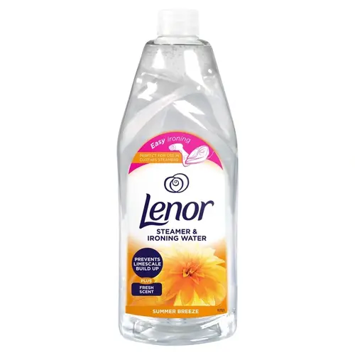 51937MfDc-L-ezgif.com-resize مایع اتو انگلیسی لنور Lenor Steamer & Ironing Water با رایحه تابستانی 1 لیتر - Image 1