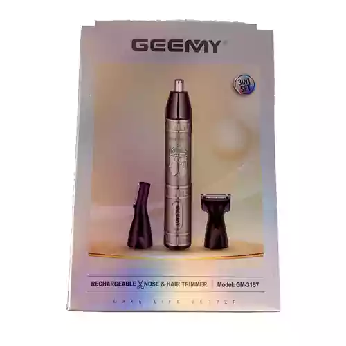 81ad1532ce235abef44323b0e6debb911527f940_1726604760 copy موزن گوش و ابرو و بینی جیمی Geemy Professional مدل GM-3157 سه کاره - Image 1