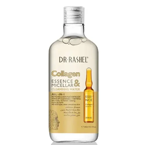Dr-Rashel-Collagen-Essence-Micellar-Cleansing-Water-300ml-ezgif.com-resize میسلار واتر ضد چروک دکتر راشل Dr.Rashel Collagen Essence حاوی کلاژن 350 میل - Image 1