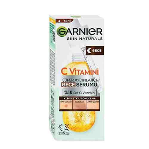 Untitled-1 سرم شب فرانسوی گارنیر Garnier 10% Vitamin C Brightening روشن کننده ویتامین سی 10 درصد 30 میل - Image 1
